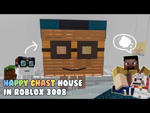 How to Build a Minecraft Happy Ghast House in Roblox 3008 ☺️👻