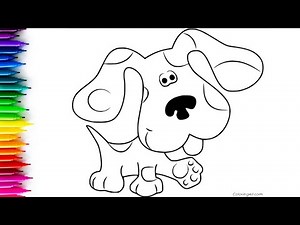 Blue's Clues Drawing, Painting & Coloring For Kids and Toddlers_ Kids Art
