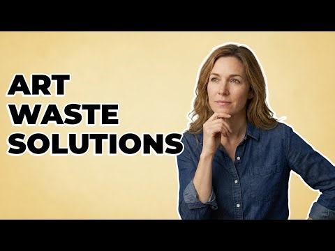 How To Safely Dispose Of Art Waste?