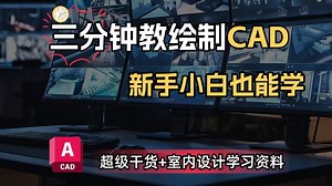CAD教程】30集（全）从零开始学Auto CAD软件基础（2025新手入门实用版）CAD2021零基础入门教程！！！