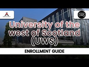 UWS Enrollment guide 2023 | UWS Induction | How to enroll yourself online? | Study in UK