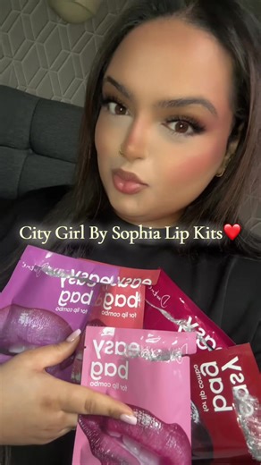 @CITY GIRL BY SOPHIA These lip kits are absolutely gorgeous 😍😍 Theyre buttery and so pigmented 🤌🏽 Ive never seen lip kits like these, definitely very unique💕 I can’t even pick a favourite because theyre all SO good!😍 Which ones your favourite? Let me know…🙈 #fyp #supportsmallbusinesses #makeup #joinmyjourney #trending