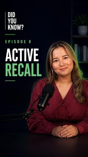 Stop Rereading Your Notes! Try Active Recall Instead | Did You Know? Ep. 8