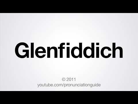 How to Pronounce Glenfiddich