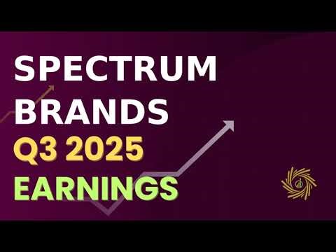 Spectrum Brands SPB Q3 2025 Earnings Call