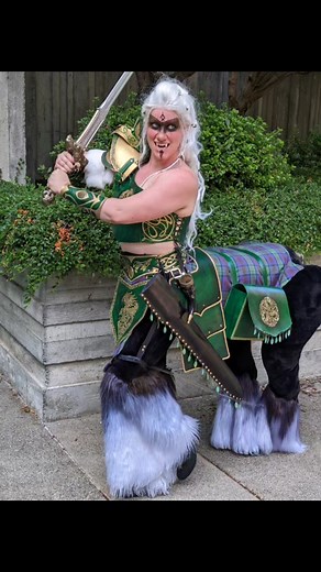 How I became a centaur for this year's Comic-Con! #fantasy #centaur #cosplay #dndtiktok #dndcosplay #celtic #fyp #transcosplayer #eccc #cosplayer