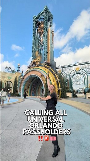 EPIC UNIVERSE PASSHOLDER PREVIEWS ‼️ #epicuniverse