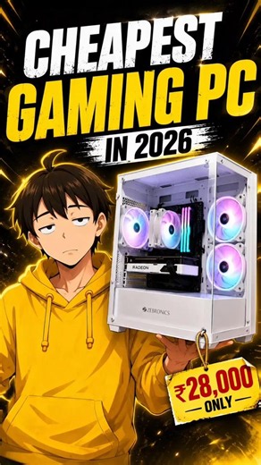 Cheapest gaming pc under 27k 😨!?