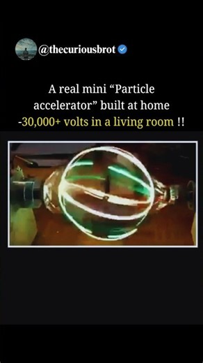 He Built a Real Particle Accelerator at Home!