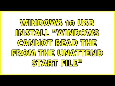 Windows 10 USB install "Windows cannot read the ＜Product Key＞ from the unattend start file"