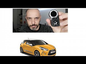 How to replace the remote control battery of the Citroen DS3