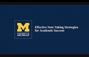 Effective Note Taking Strategies for Academic Success