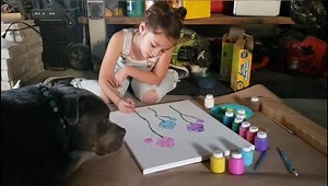 51K views · 3.7K reactions | FINALLY  I finished the painting 'paw...