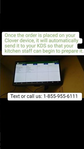 #SHORT ⏯️Clover Kitchen Display System Demo | How Does the Clover POS KDS work?| Clover Tutorial |