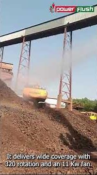 Power Flush Fog Cannon | Dust Suppression Machine for Mining, Construction, Demolition & more.