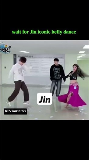 wait for Jin iconic belly dance #bts #hosek #kpop #btsshorts