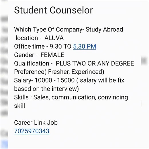 career link job#studentcounseling #job2025 #hiring #hiringnow #hiringtips #serach #jobsearch#shorts