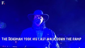 THE UNDERTAKER took his last walk down the ramp. The world of wrestling will never be the same again. Thank you, Taker! | Firstpost