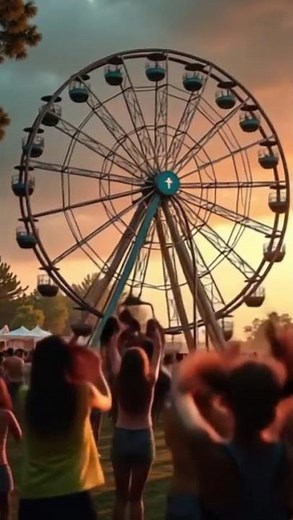 Ferris Wheel Nightmare Caught on Camera! 😱🎡