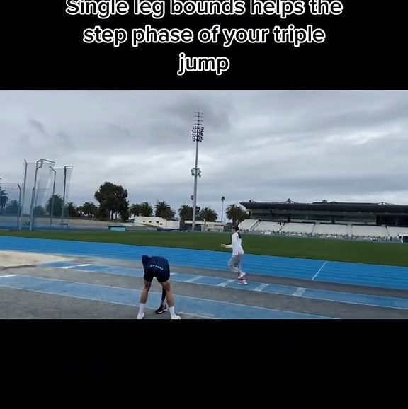 Improve Your Triple Jump Step Phase with Single Leg Bounds