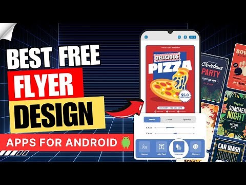 5 Best Free Flyer Maker Apps Android of 2024 ✅ | Poster Making Apps | Flyer Design Apps