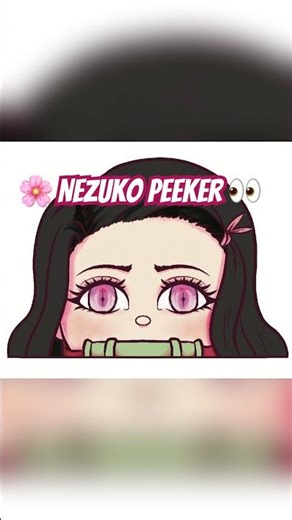 Drawing Nezuko Peeker 🌸 Demon Slayer Fanart #InfinityCastle