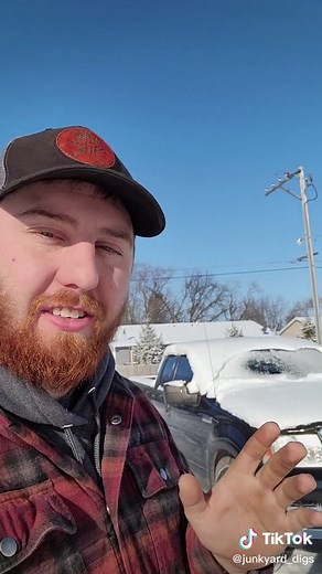 We'll be giving him any money we make off scraping the truck as well since he's a fan of the channel! #givingback #rust #ford #fyp #iowa #junkyarddigs