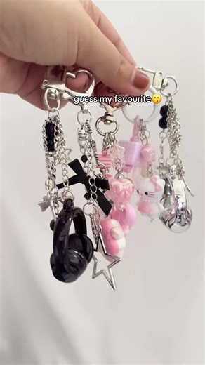 Cute Pink Keychain Ideas for Bag Accessories