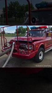 Pump testing on this 1968 GMC 2500 Alexis Firetruck for Elizabeth Fire that we have also been servicing. She’s a beauty 🔥🚒 Did you know we repair and pump test most makes and models of firetrucks? Schedule your service: www.fireserviceinc.com/service 📍Our locations: Illinois, Indiana & Wisconsin | Fire Service, Inc.