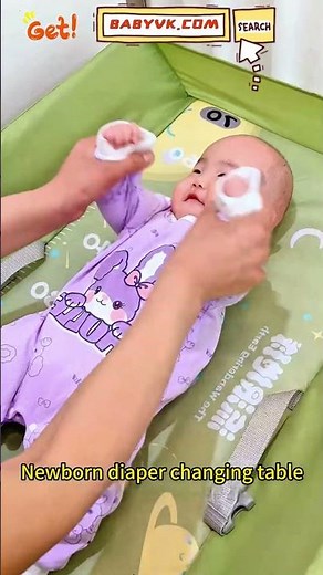 Wish Diaper Changes Were Easier? Meet the Newborn Diaper Changing Table! #baby
