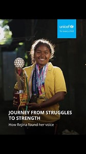 23K views · 5.7K reactions | Across the world, millions of adolescent girls like Regina face barriers that block their access to their rights. But their potential and dreams know no bounds. UNICEF is here to support them, amplify their voices and help them create lasting change. Today and every day, we stand with girls like Regina. #InvestInGirls | UNICEF India | Facebook