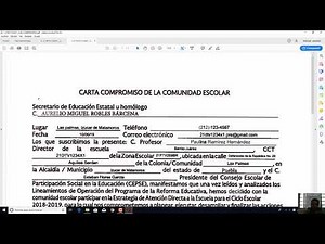 01 Carta Compromiso de la Comunidad Escolar