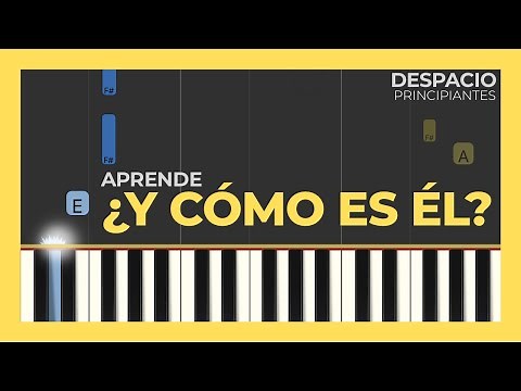 ¿Y CÓMO ES ÉL? - José Luis Perales | Tutorial de piano FÁCIL y LENTO para principiantes en Do (C)