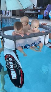 13M views · 170K reactions | New invention changes Pools forever! 藍 How to bring Triplets to the Pool! This dad and his friend brainstormed a solution using household objects to help spend the day at the pool with the triplets. Everyone who loves a quick and easy DIY project will enjoy this video! | Jordan Flom | Facebook