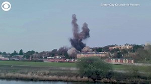 4.5K views · 47 reactions | A World War II bomb found in Exeter, England was detonated in a controlled explosion on Saturday. Thousands of people were evacuated from their homes and put up in hotels before the bomb was detonated. | 9&10 News | Facebook