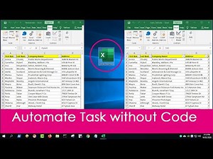 Excel : Automate Task without Code | Excel 365 / 2019 / 2016 /2013 /2010 | NETVN