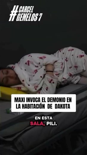 😈 Maxi Miller invoca al demonio en la celda de Dakota… #lacarceldelosgemelos #zonagemelos #dakota