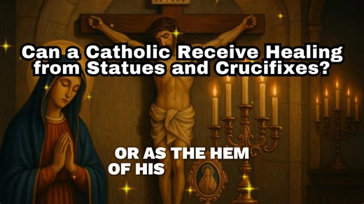 23 reactions | Can a Catholic Receive Healing from Statues and Crucifixes? | Blessed Virgin Mary | Facebook