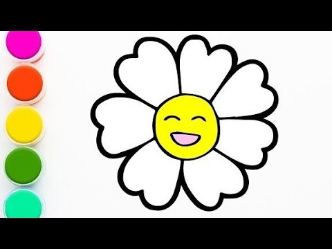 How to Draw a Flower 🌸 | Step-by-Step Drawing for Beginners, Kids & Toddlers