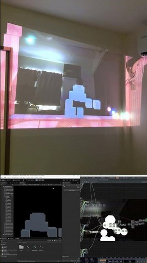 Unity Touchdesigner[メディアアート][OSC] #空間演出 #touchdesigner #unity