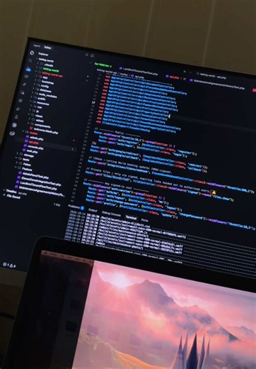 CODING is on fire🖤😮‍💨 Building laravel backend for mobile App Dm for websites and apps #webdevelopment #coding #viral #zaidashfaq #programmer @Zaid Ashfaq