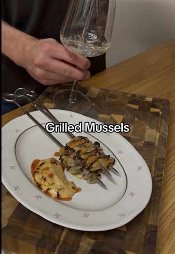 Grilled Blue Mussels with Lao Gan Ma Recipe
