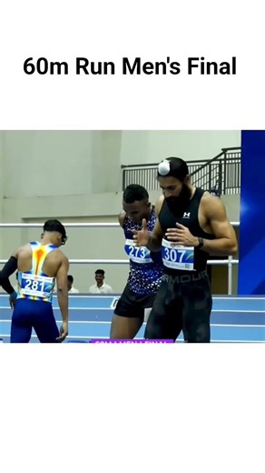 60m Run Men's Final ll #60m #athletics #trackandfield
