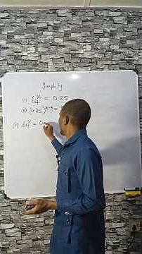 Exponential Equation Made Easy Solve 64^x = 0.25 #digitalSAT #SATprep