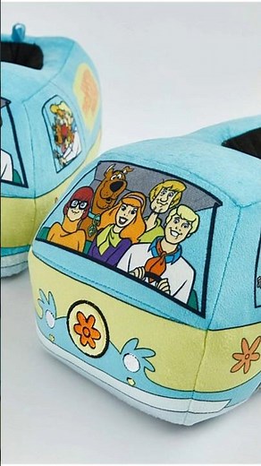 Scooby-Doo Mystery Van Full Back Slippers Out Now! #Shorts