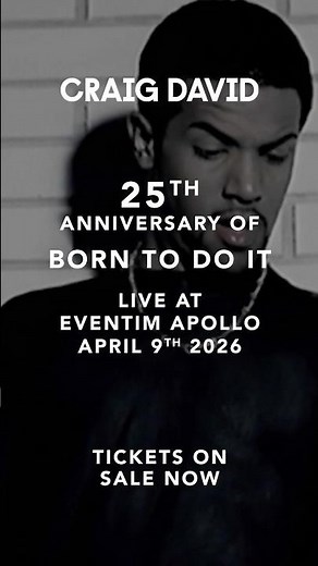Tickets are now on sale for the 25th Anniversary show of ‘Born To Do It’ at the Eventim Apollo 🎶✨