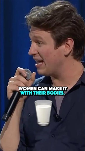 Women can make MILK from scratch 🤣 #peteholmes #standupcomedy
