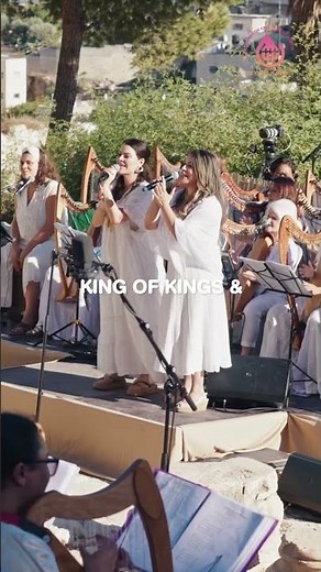 King of Kings in Arabic with harps! #harp #worshipmusic #arabic #jesus