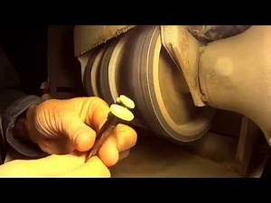 Cutting Opal Gemstones 03 - Sanding and Shaping the Opal Gemstone