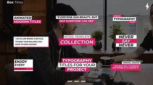 Download Box Text Titles | After Effects - Videohive - aedownload.com